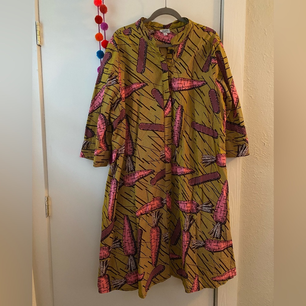 Zuri shirt dress / tunic - Vintage Pattern: 24 Carrot Gold - XXXL